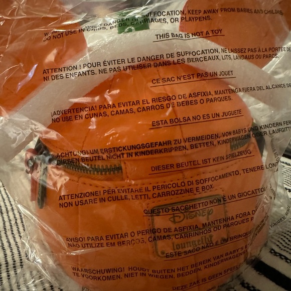 Loungefly Mickey Pumpkin Crossbody Purse - Picture 2 of 2